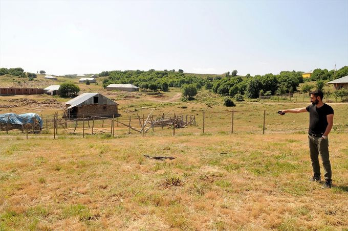 Böylesi ilk kez görüntülendi! Bingöl'de dev yılan - Resim: 3