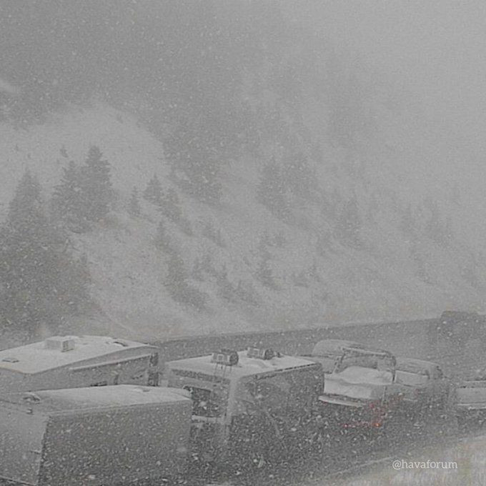 ABD'de 3 saatte sıcaklık 33 derece düştü! Kar yağışı başladı - Resim: 3