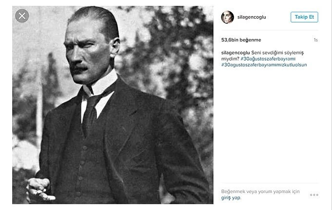 Ünlülerden Zafer Bayramı paylaşımları - Resim: 1