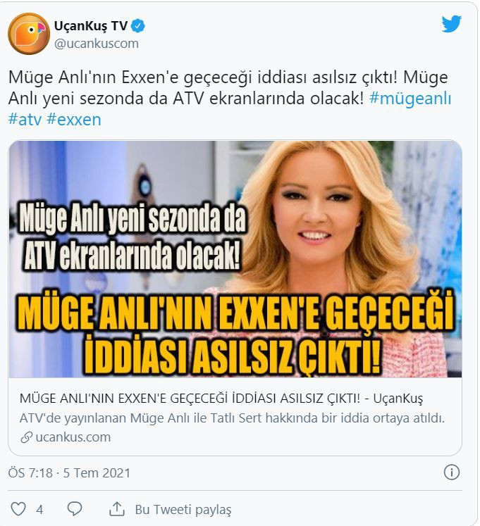 ATV bitirdi denildi Müge Anlı ile Tatlı Sert Exxen'e mi taşınıyor son açıklama geldi - Resim: 3