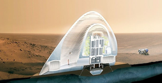 Mars'a ev kuruluyor Mars'ta yaşam olacak mı  - Resim: 3