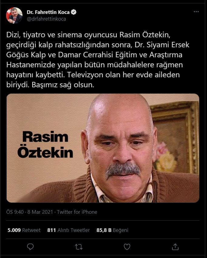 Rasim Öztekin'in son söyleşisi ortaya çıktı teklifi reddetmişti! 'Bu iş bitmiştir’ diyene kadar... - Resim: 3