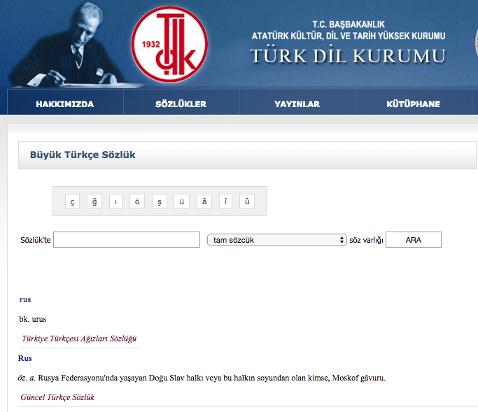 TDK Sözlük'e göre 'Rus'un anlamı 'Moskof Gavuru'... - Resim: 2