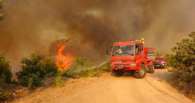 Çanakkale yanıyor evler boşaltılıyor  - Resim: 1
