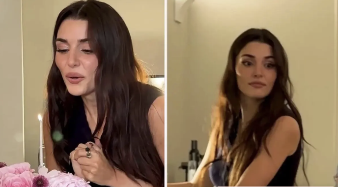 Hande Erçel'e sette sürpriz doğum günü! - Resim: 1