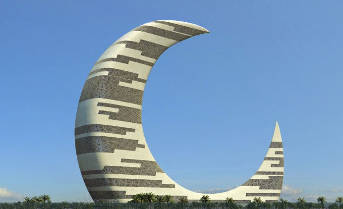 Dubai'ye dev hilal şeklinde bina - Resim: 4