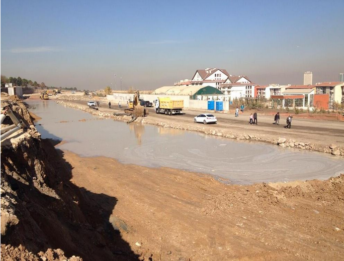 ODTÜ yolu çöktü işte ilk görüntüler - Resim: 1
