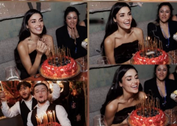 Doğum günü kutlamaları sınırları aştı! Hande Erçel'e hayranlarından sürpriz - Resim: 3