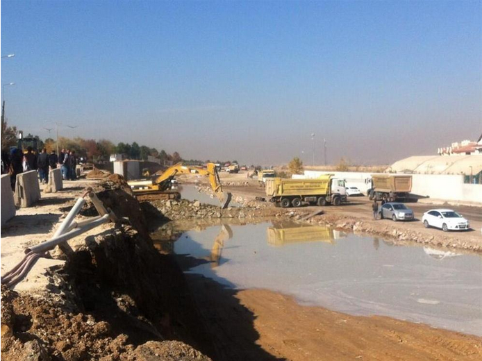 ODTÜ yolu çöktü işte ilk görüntüler - Resim: 2