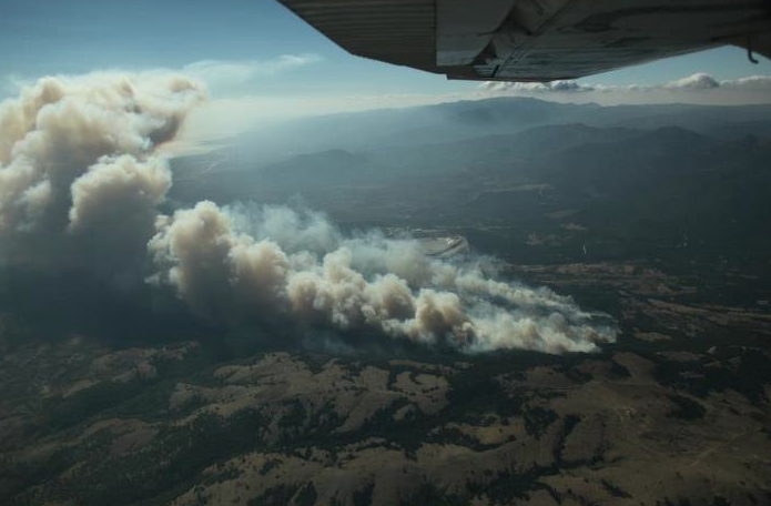 O yangın havadan görüntülendi - Resim: 1