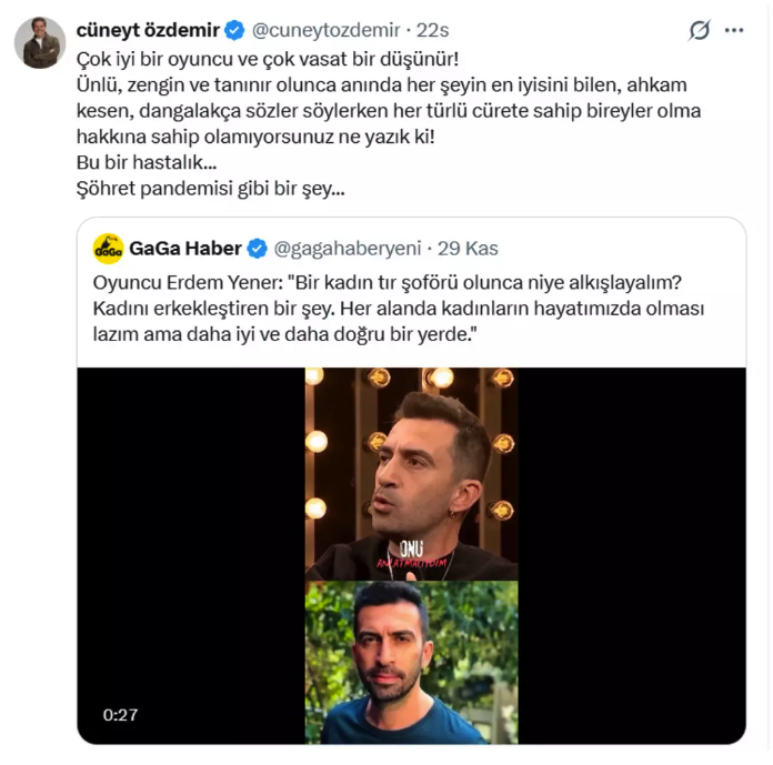 Erdem Yener kadınlar hakkında söyledikleri sosyal medyayı karıştırdı! Cüneyt Özdemir acımadı saydırdı - Resim: 4