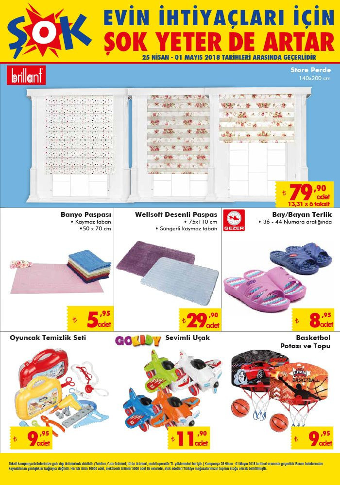 ŞOK 25 Nisan aktüel indirim kataloğu 2018 yeni liste - Resim: 2