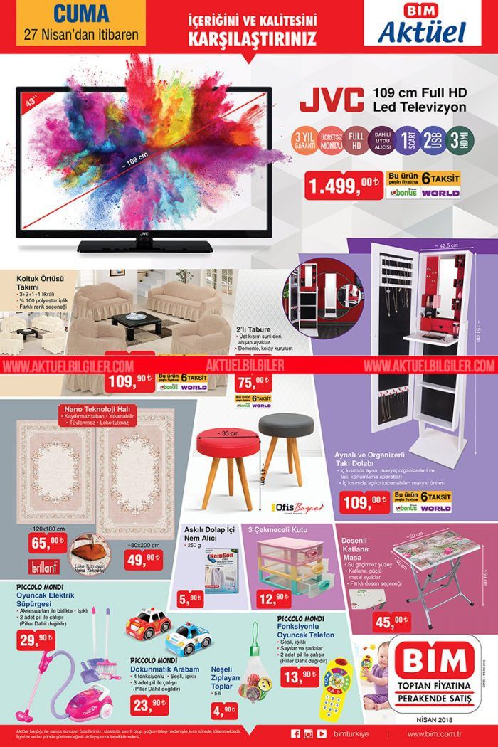 27 Nisan BİM aktüel indirim ürünleri-2018 - Resim: 2