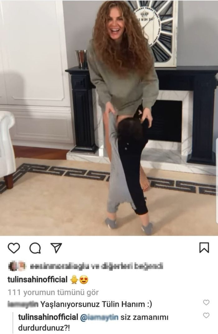 Takipçisinin yorumu kızdırdı cevabı yapıştırdı Tülin Şahin kızı Sinea Leyla ile paylaştı - Resim: 2
