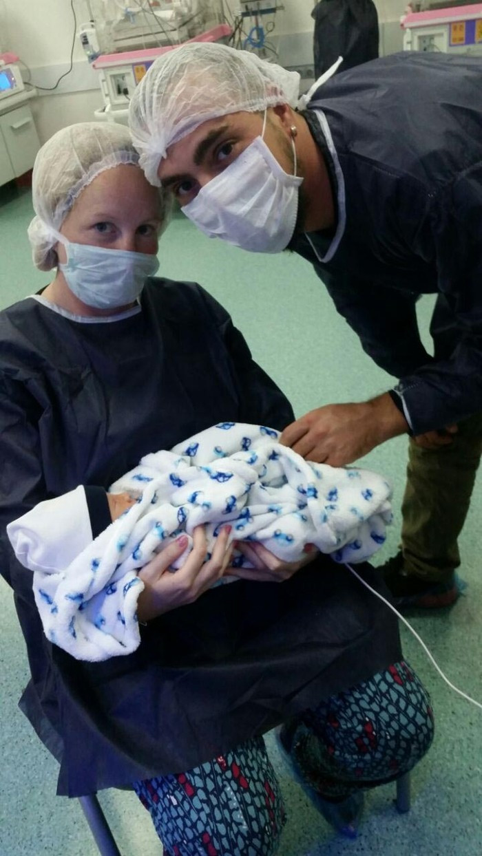 Yeni doğan bebeğin kulağı koptu aile şokta - Resim: 1