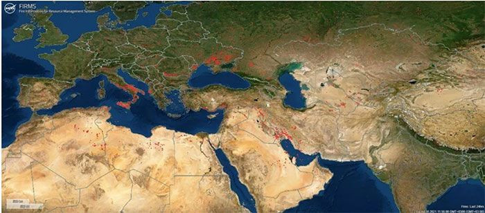 NASA Türkiye'deki yangınları böyle izliyor! İşte NASA'nın yeni takip sistemi - Resim: 2