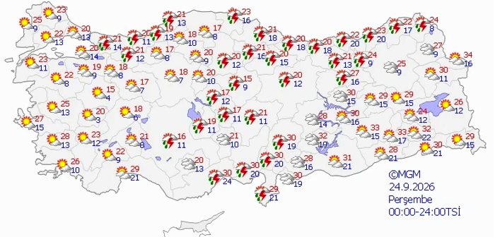 Meteoroloji saat verdi aman dikkat! Gök resmen delinecek - Resim: 5