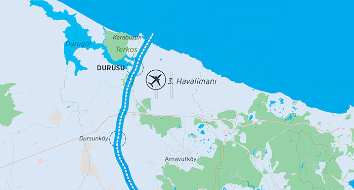 Yeni havalimanı haritasına bakın nerede ve nasıl gidilir işte ulaşım yolları - Resim: 2
