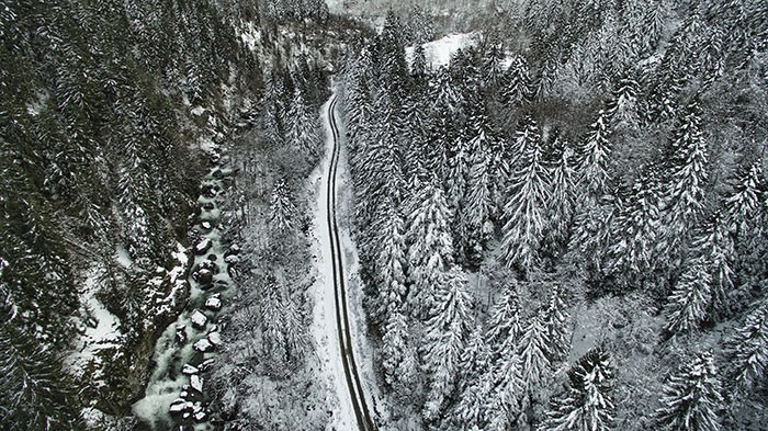 Kartpostallık kar manzaraları! Bakın nerede çekildi - Resim: 2