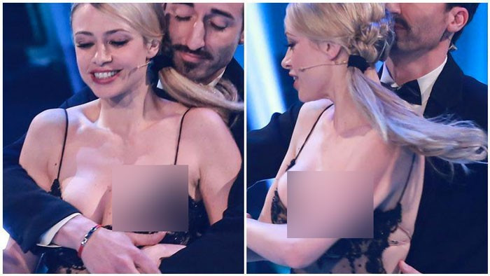 Canlı yayında göğsü açıldı umrunda bile olmadı! - Resim: 1