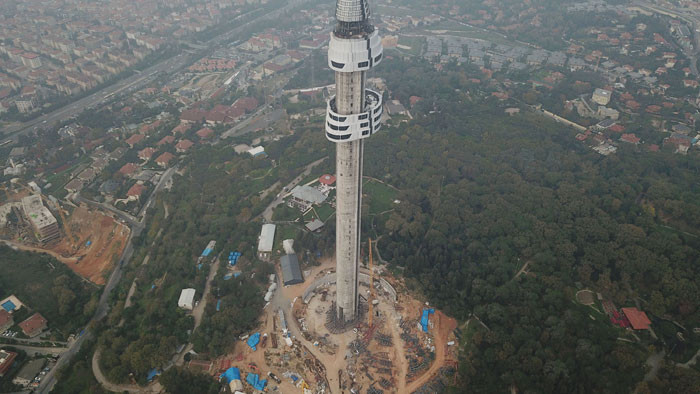 İşte Çamlıca kulesinin son hali! Manzara terasından muhteşem manzara - Resim: 2