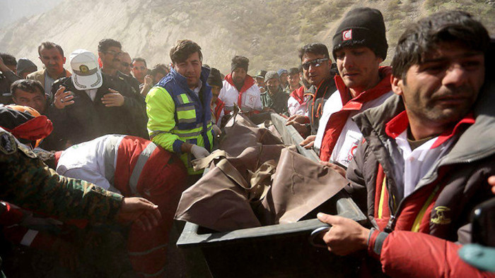 İşte İran'da düşen uçağın ilk görüntüleri - Resim: 2