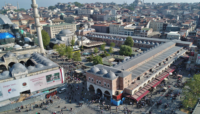 Restorasyon tamamlandı tarihi Mısır Çarşısı ilk kez görüntülendi - Resim: 1