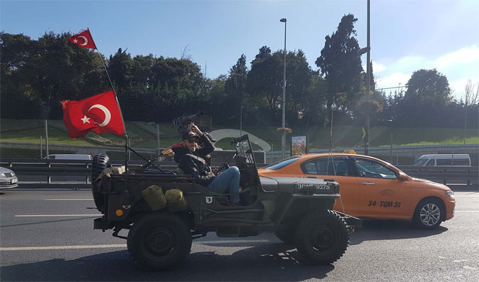 Yer İstanbul uçaksavar takılı cipi görenler gözlerine inanamadı - Resim: 3