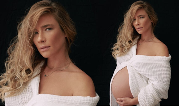 Müge Boz Caner Erdeniz ve bebeğiyle ilk pozunu verdi hamilelik pozları eleştirilmişti - Resim: 4