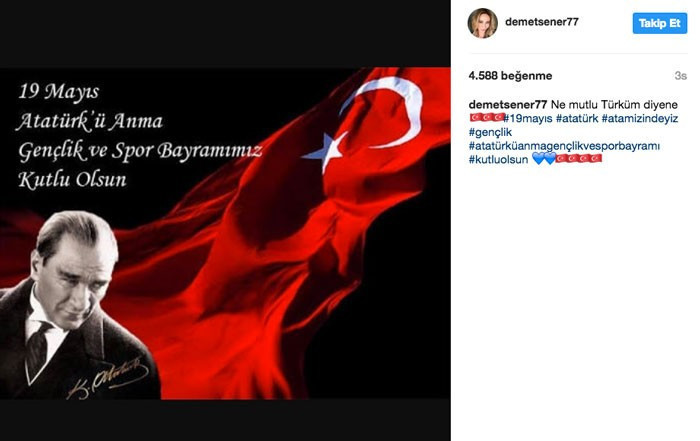 Ünlüler 19 Mayıs'ı böyle kutladı! Kenan Doğulu herkesi duygulandırdı - Resim: 3