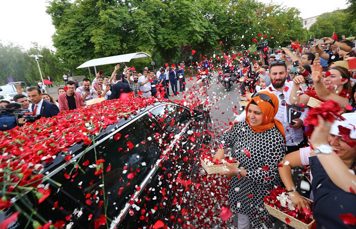 Erdoğan'ın yemin töreninden düşman çatlatan müthiş görüntü - Resim: 1