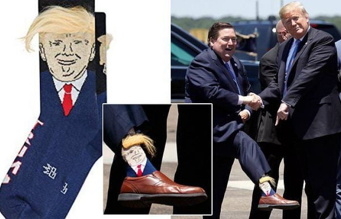 Louisiana Valisi Billy Nungesser'ın Trump çorabı olay oldu! - Resim: 1