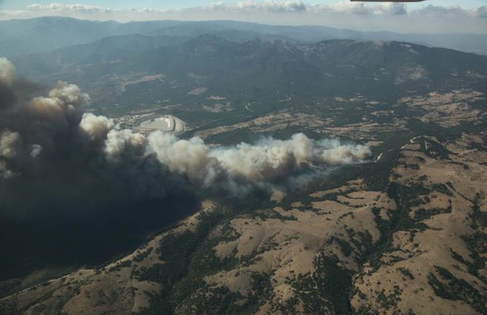 O yangın havadan görüntülendi - Resim: 4