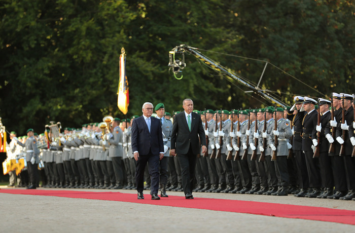 Erdoğan'ın Almanya'daki kritik görüşmesinden ilk görüntüler - Resim: 1