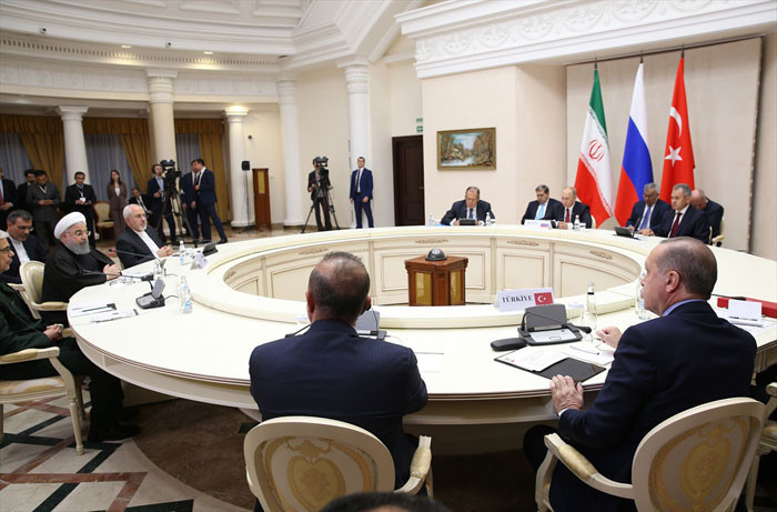 Soçi'den dünyayı çatlatan kare! Erdoğan Putin Ruhani... - Resim: 3