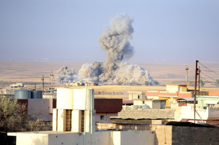 Musul alev topuna döndü! Dumanlar yükseliyor - Resim: 1