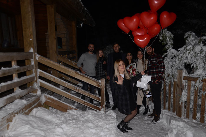 Gece yarısı Uludağ'ın zirvesinde şok evlilik teklifi - Resim: 3