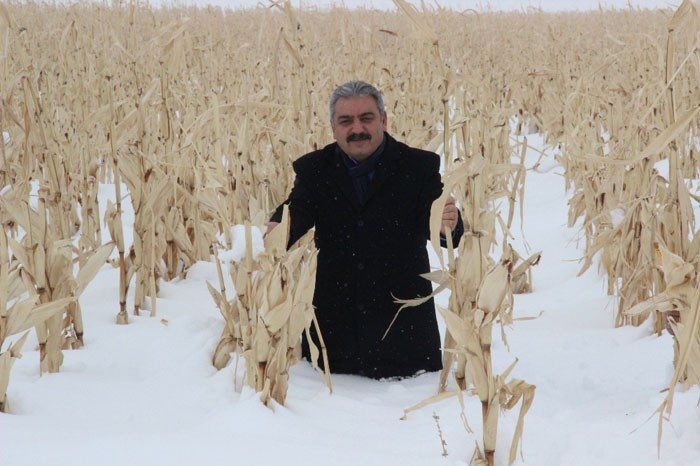 Kar kalınlığı bir metreyi buldu! İlginç görüntüler - Resim: 1