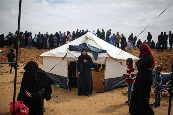 "Büyük Dönüş Yürüyüşü" başladı! Sınıra doğru gidiyorlar - Resim: 4