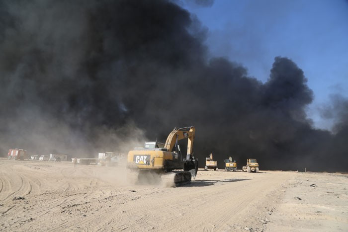 Musul'da kabus! Dört aydır yangın söndürülemiyor! - Resim: 4