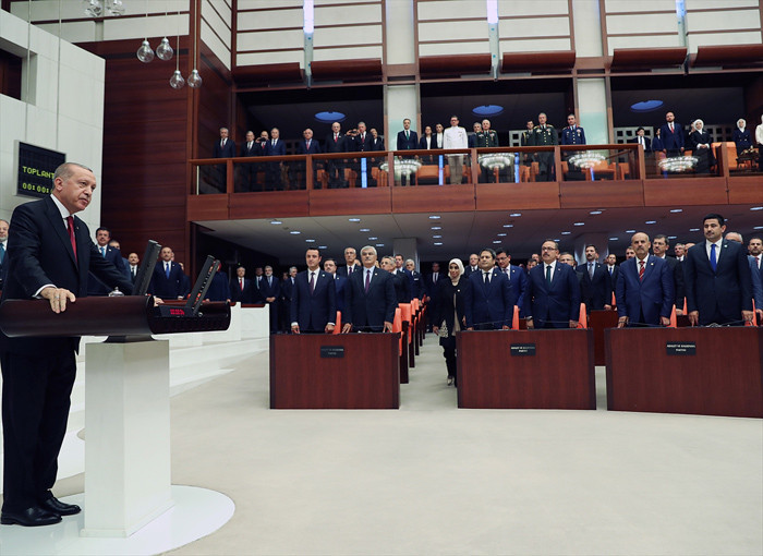 Erdoğan'ın yemin törenini ailesi böyle izledi! - Resim: 1