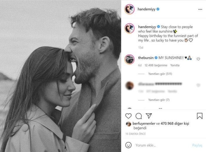 Hande Erçel'den sevgilisi Kerem Bürsin'e romantik kutlama bakın neler yazdı - Resim: 3