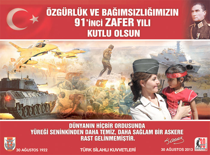 TSK'dan 30 Ağustos afişleri - Resim: 1