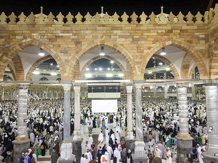 Kutsal topraklarda insan seli! Kabe'de namaz kılmak için... - Resim: 4