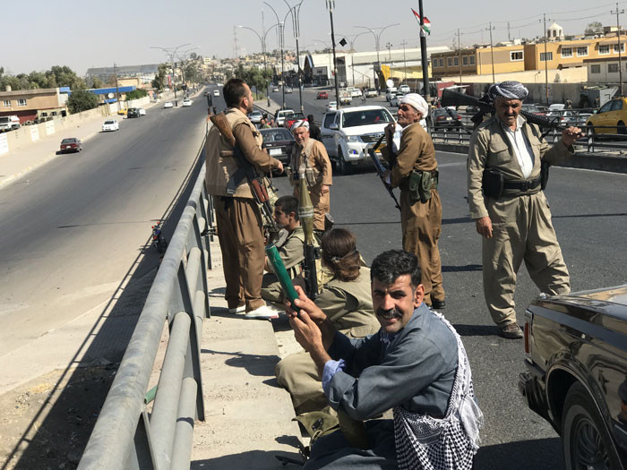 PKK'lı teröristler Kerkük'te! İşte o görüntüler... - Resim: 1