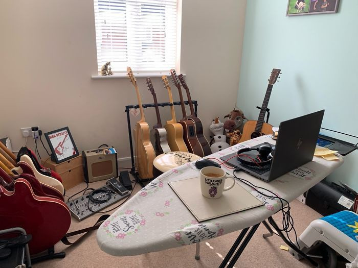 Korona günlerinde evde çalışanlardan ilginç görüntüler! - Resim: 2