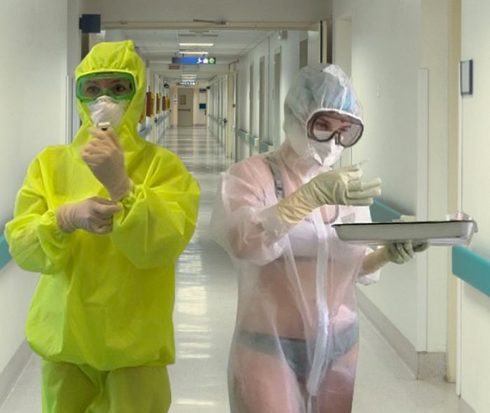 Korona hastalarını bikinisiyle tedavi eden hemşire! Ülkeyi karıştırdı - Resim: 3