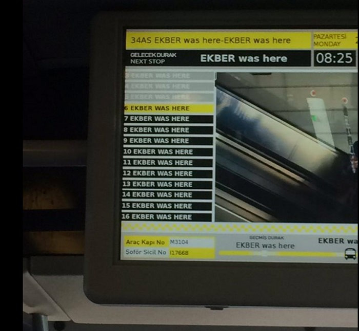 İETT hacklendi Ekber yazısı sosyal medyayı salladı - Resim: 4