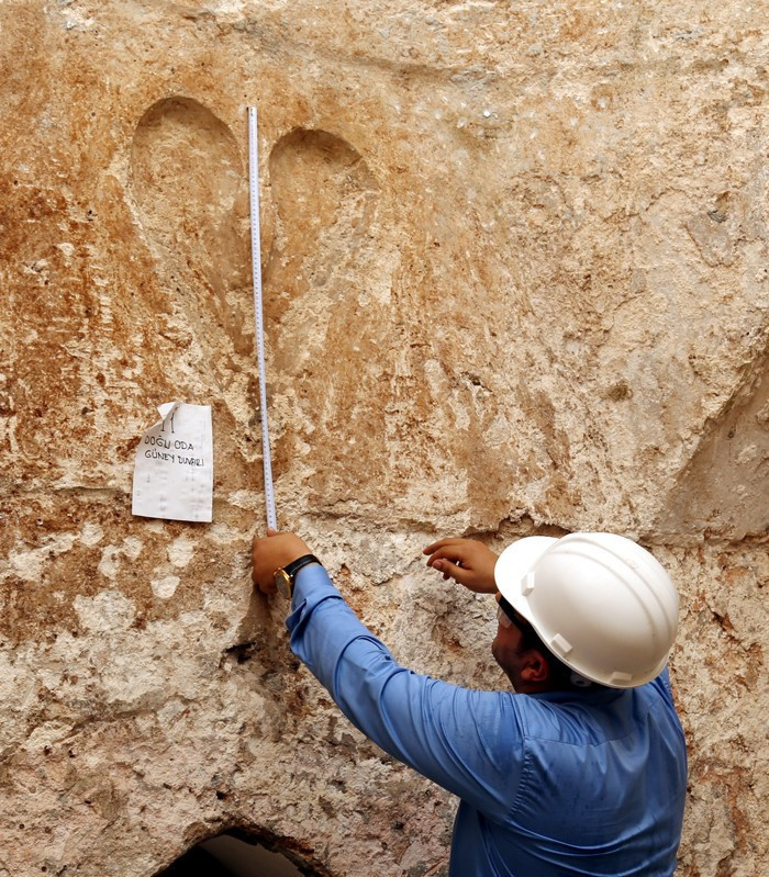Selçuklu hamamı duvarında ilginç figür heyecan yarattı - Resim: 3
