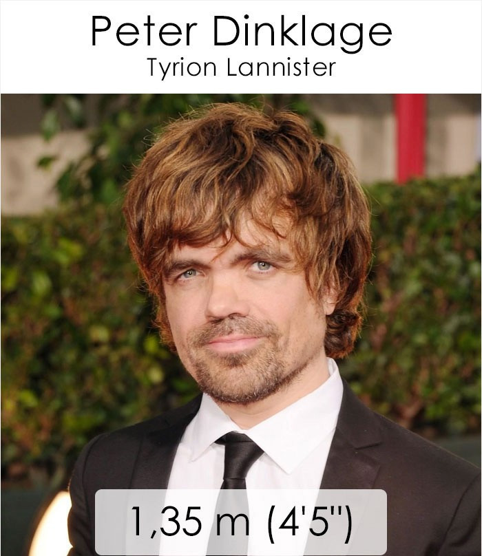 Game Of Thrones karakterlerinin boyları - Resim: 2
